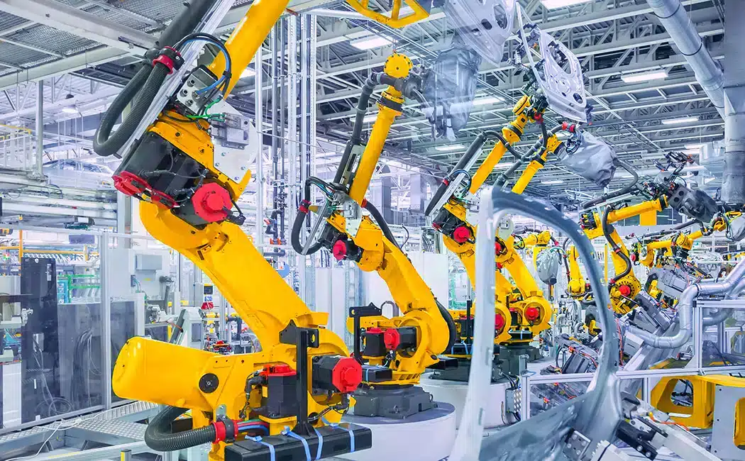 robots assembly line adobestock 101709371 1jpeg 1 Top Manufacturers In the UK
