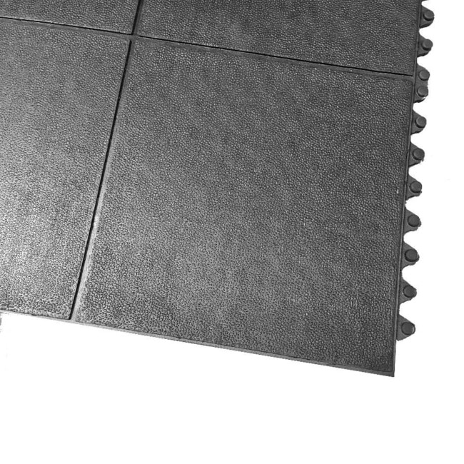 Link Tile Solid Top Surface Corner low res Moulded Solid Rubber Gym Mats – Interlocking Tile