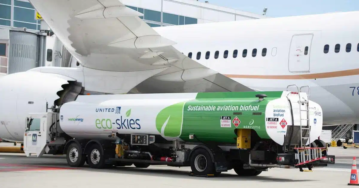 united and we fueling Sustainable Aviation Fuel